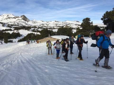 rando raquettes refuge des camporells